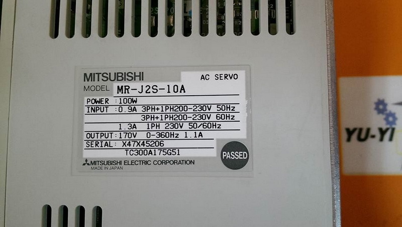 MITSUBISHI SERVO DRIVE MR-J2S-10A MRJ2S10A - PLC DCS SERVO Control